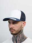 Бейсболка FLEXFIT арт. 6606CF (темно-синий / белый)